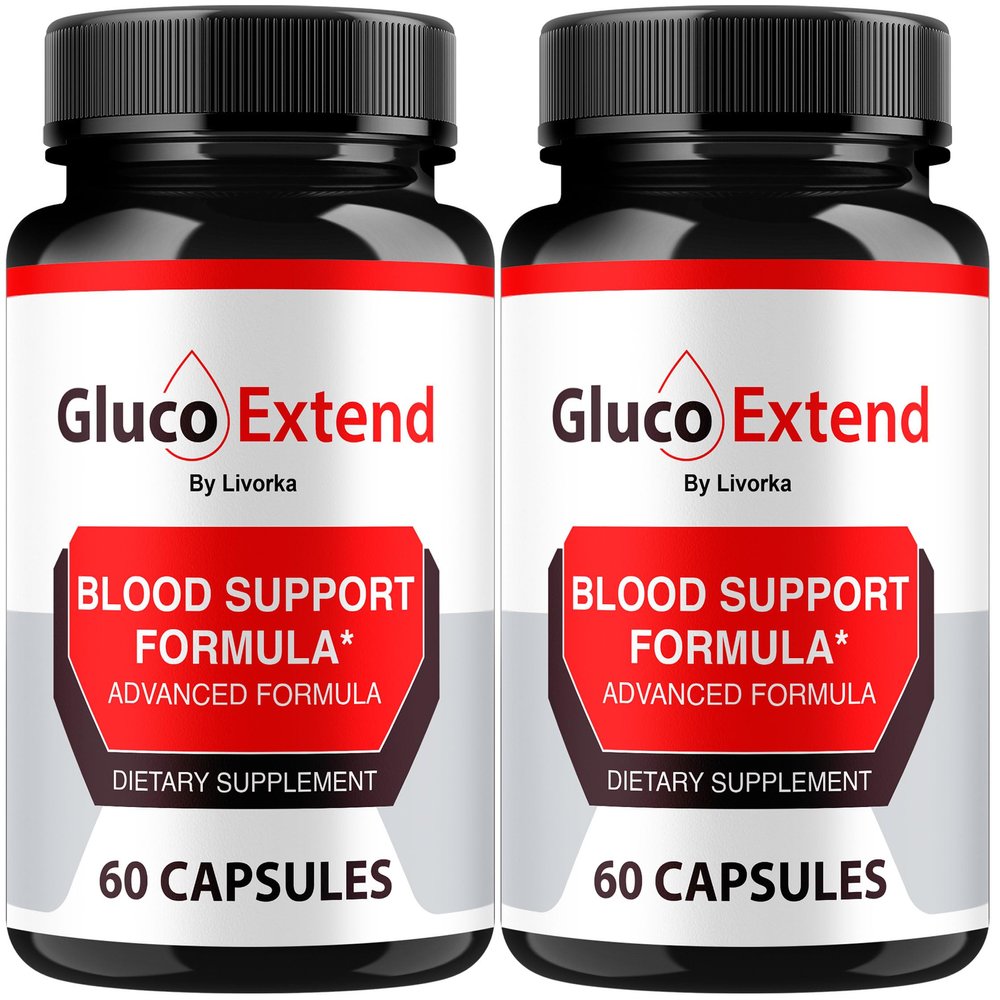 (2 Pack) Gluco Extend - Gluco Extend Capsules Supports Healthy Levels All Natural Ingredients, GlucoExtend Pills Maximum Strength, Glucoextend Advanced Supplement Formula, 120 Capsules for 2 Months
