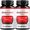 (2 Pack) Gluco Extend - Gluco Extend Capsules Supports Healthy Levels All Natural Ingredients, GlucoExtend Pills Maximum Strength, Glucoextend Advanced Supplement Formula, 120 Capsules for 2 Months view 1