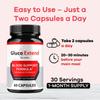 (2 Pack) Gluco Extend - Gluco Extend Capsules Supports Healthy Levels All Natural Ingredients, GlucoExtend Pills Maximum Strength, Glucoextend Advanced Supplement Formula, 120 Capsules for 2 Months view 4