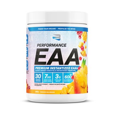 Believe Supplements Performance EAA | Essential Amino Acids, L-Citrulline Malate, Electrolytes | Boost Muscle Recovery, Performance & Hydration | 30 Servings (Hawaiian Sea Breeze)