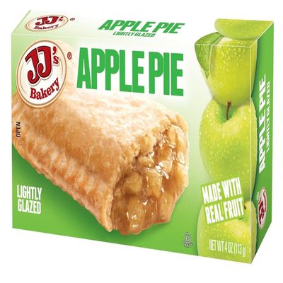 JJ's Apple Snack Pies, Individual Dessert, Fresh-Baked, Perfect for Snacks, Nut-Free, Kosher Parve, 4 Oz Each (Pack of 6) By Snacks and More