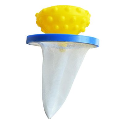 EXHUMKY Reusable Laundry Lint Filter Net Pouch Automatic Washing Machine Hair Catcher Durable Mesh Bag for Debris and Rubbish Random Color Easy to Clean