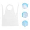 KONTONTY 50pcs Unisex Plastic Apron Disposable Cleaning Cooking Painting Aprons view 2