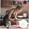 KONTONTY 50pcs Unisex Plastic Apron Disposable Cleaning Cooking Painting Aprons view 4