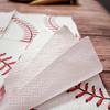 20Pcs Baseball Napkins,10*10 In Baseball Paper Napkins,3 Layer Baseball Pattern Napkins Disposable Paper Cocktail Napkins for Baseball Party Decorations, Birthday Party Favors, Sports Party Supplies view 3