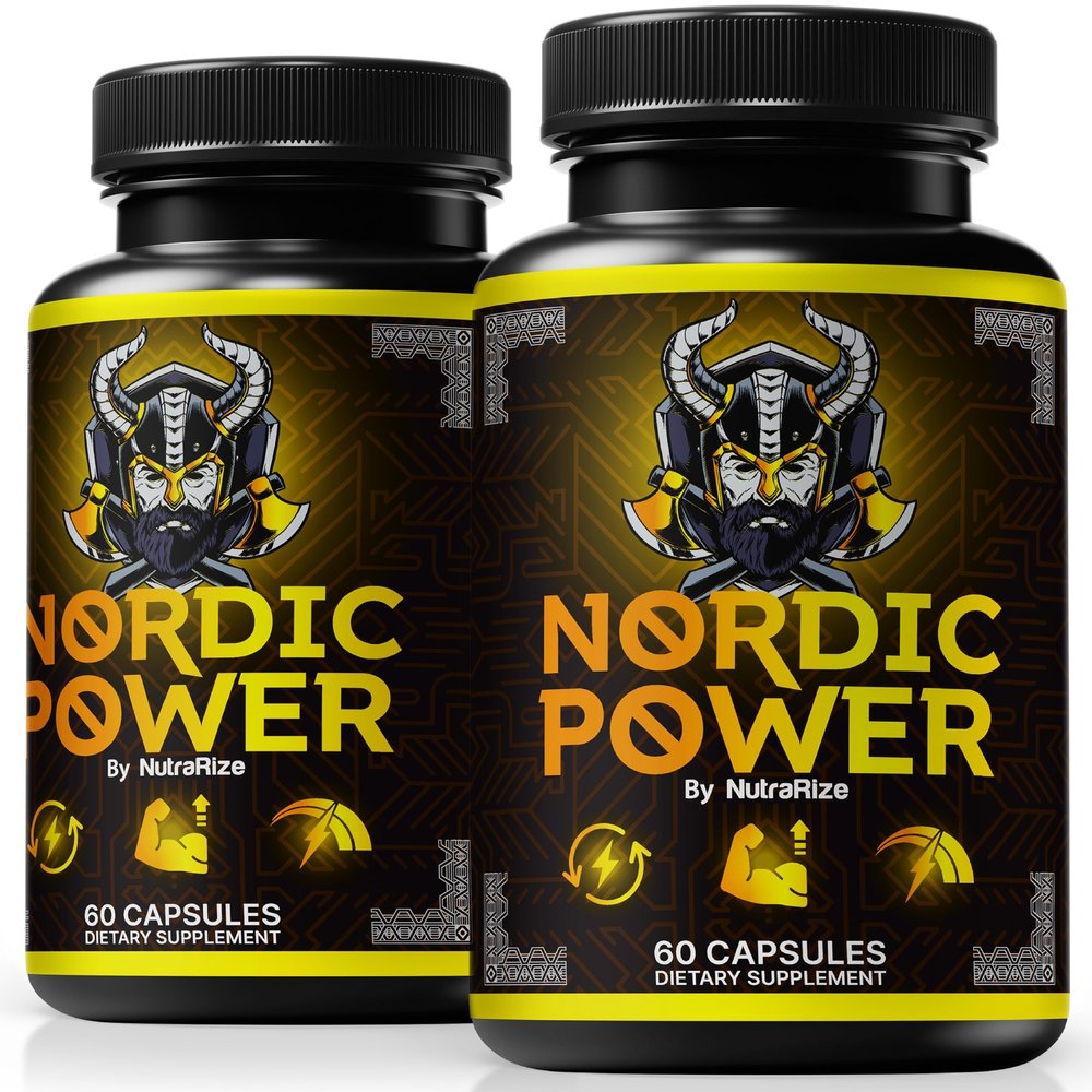 (2 Pack) Nordic Power Pills, Official Nordic Power Capsules - For Energy, Stamina and Performance, Premium Formula To Support Overall Well-Being, Natural NordicPower Pastillas Review (120 Capsules)