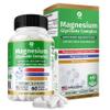 1 Body Magnesium Glycinate Complex, High Absorption Magnesium Supplement for Calm, Muscle Relaxation & Bone Health Support, Vegan with MCT Oil & Trace Minerals, Non-GMO, 60 Capsules view 1