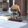 TAJMDGW Wood Wheelchair Ramp, Doorway Threshold Ramp for Walkers Robot, Portable Curb Ramps Steps Transition Ramp for Bathroom Home Steps Bike Stroller(Wood,80x18x3.5cm(31.5" x7 x1.4) view 3