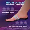 Arch Support Insoles for Men Women - High Arch Shoe Inserts for Standing All Day - Plantar Fasciitis Relief Orthotic Insole for Flat Feet - Work Running Hiking view 2