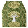 Coarse Covering, Brocade Cover, Green [for 7 inch Urns] | Buddhist Altar Supplies, Hand Memorial Urn