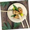 50 Sets Disposable Flatware Set with Timber Utensils and Xmas view 2