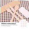 50 Sets Disposable Flatware Set with Timber Utensils and Xmas view 4