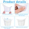Gjinxi Eye Wash Cups, 2Pcs Reusable Silicone for Eye Wash Eye RinseKit with Clear Storage Container, Portable Eye Flush Kit for Eye Care, for Quick Relief Tired Eyes Cleaning Eye Dust view 3