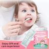 Portable Oral Baby Cleaner - Oral Hygiene Baby, Baby Toothbrush Baby Oral Tongue Cleaner | Baby Tongue Oral Cleaner Baby Toothbrush Gauze, Gum Care Flexible Baby Oral Cleaner for Baby's Tongue, Mouth view 3