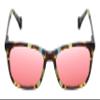 Calabria Avondale Pink Tint FL-41 Reading Glasses +7.00 Rainbow Tortoise Women Blue Light Sensitive Migraine FL41 Readers view 2