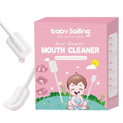 Baby Oral Cleaner - 30pcs Tongue Cleaner Skim Gauze, Comfortable Infants Oral Cleaner | Oral Tongue Gauze Gum Cleaner, Flexible Toothbrush Tongue Cleaner for Baby's Tongue, Mouth and Tooth Care