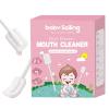 Baby Oral Cleaner - 30pcs Tongue Cleaner Skim Gauze, Comfortable Infants Oral Cleaner | Oral Tongue Gauze Gum Cleaner, Flexible Toothbrush Tongue Cleaner for Baby's Tongue, Mouth and Tooth Care view 1