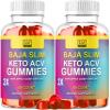 (2 Pack) Baja Slim Keto Gummies - Baja Slim Gummy Supplement Support Advanced Formula, BajaSlim ACV Keto 1050MG - Apple Cider Vinegar, All Natural Gomitas Green Tea Reviews, 120 Gummies view 1