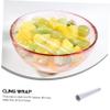 1roll Disposable Food Cling Wrap Slide Cutter Pe Material for Food Storage for Home and Commercial Use Keeps Fruits and Vegetables Fresh Style view 3