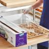 OCS Parts 24-Inch x 2000-Feet Large Roll Food Service Cling Film | Commercial Clear Plastic Food Wrapping Film with Safecut Slide Cutter view 2