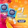 Alka-Seltzer Plus Cough & Sore Throat Fizzy Chews, No Water Needed, On The Go Sore Throat Relief for Adults, Raspberry Flavor, 16 Count view 2