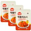 3 Packs Korean Hot Topokki Sauce Spicy, Sweet and Savory Instant Hot Red Pepper Sauce 150g view 1