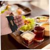 Healeved 1pc Oxford Spoon and Toothbrush Fixing Strap for Elderly and Disabled Multi-Function Eating Utensil Holder Lightweight and Black view 4