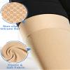 Ailaka Medical Compression Stockings for Women Men, Thigh High Footless 20-30mmHg Graduated Compression Socks with Silicone Band for Varicose Veins, Edema, Post-Surgery view 3