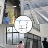 LZMZMQ Window Washing Extension Pole, Outdoor Window Cleaning Solution Dusting Equipment for High Ceiling, Commercial Aquarium Signboards Door Glass Cleaner Tools(19.78ft(6 m)) view 2