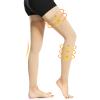 Ailaka Medical Compression Stockings for Women Men, Thigh High Footless 20-30mmHg Graduated Compression Socks with Silicone Band for Varicose Veins, Edema, Post-Surgery view 1