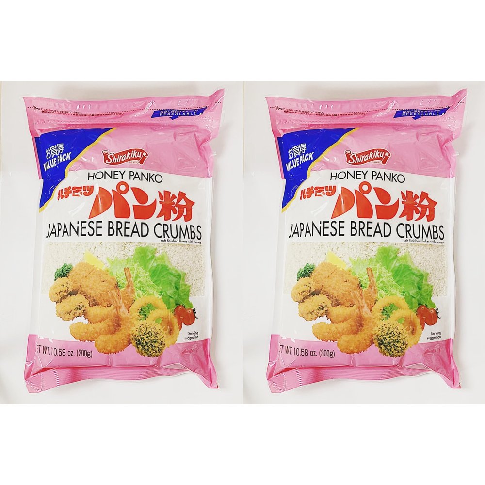 Honey Panko Japanese Bread Crumbs, 10.58 oz, Pack Of 2