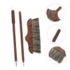 Healvian Wood Broom Heavy Duty Cleaning Tool Long Handle Indoor Outdoor Use Sweep Broom for Home Kitchen view 4