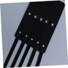 Leather Punk Wrist Band 5 Row Square Buckle Comfortable and Sturdy for Daily Wear view 4