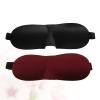 3D Contoured Sleep Mask Adjustable Lightweight Eye Mask for Sleeping Travel and Naps Breathable Comfortable Night Blindfold with Soft Strap Set of 2 view 4