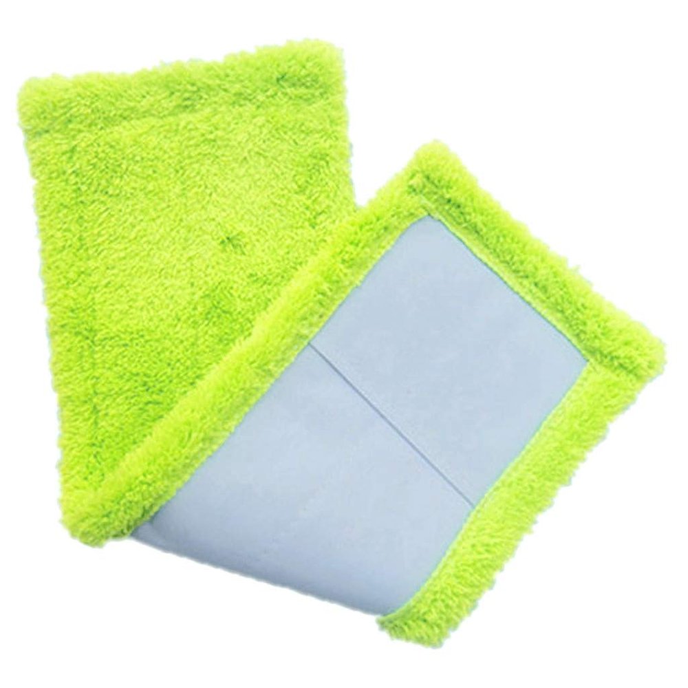 JRDCUCOJ Cleaning Cloth Velet Pad Household Refill Head Cleaning Mop Home Replacement Coral Cleaner Microfibre Mop(Green)