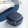 UYVEIS Denture Cup with Lid Denture Case for Full Dentures, Large Capacity Multifunctional Retainer Bath with Drain Basket Portable(Black) view 4