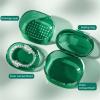 UYVEIS Portable Denture Cups for Soaking Dentures, Leak Proof Retainer Bath with Drain Basket Denture Case Full Dentures Bathroom(White) view 2