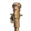 AS Brass Instrument Walking Stick Victorian Cane Handle with Victorian Telescope Compass On Top Spyglass Handle view 2