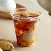 12OZ Disposable Pet Cold Clear Cups with Flat Lids Lids and Plastic Wrapped Straws Perfect for Smoothies, Iced Coffee, Juices, Cocktails and Soda (100) view 3
