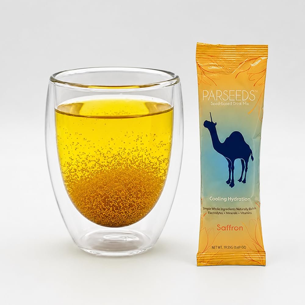 PARSEEDS Desert Cooling Hydration | Natural Electrolytes, Real Saffron