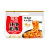 Akuan Sichuan Spicy Red Chili Oil Wide Noodles, Non-Fried Instant Chinese Ramen, 4.05oz per Bag, 4 Pack (1 Pack, Spicy Red Oil)