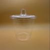16OZ Disposable Pet Cold Clear Cups with Sip Through Lids Perfect for Iced Coffee, Juices, Cocktails and Soda (100) view 1