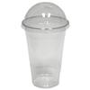 20OZ Disposable Pet Cold Clear Cups With Dome Lids with Straw Slot Perfect for Smoothies, Iced Coffee, Juices, Cocktails and Soda (50) view 3