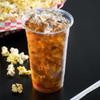 300 Pack 20OZ Disposable Pet Cold Clear Cups With Flat Lids and Wrapped Straws Perfect for Smoothies, Iced Coffee, Juices, Cocktails and Soda view 2