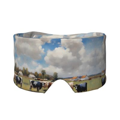 A Large Farm. Unisex Side Sleeping Headband, Sleeping Eye Mask and Ear Muffs, (26.8 * 4.3 inches), Indoor and Outdoor Travel Yoga Adjustable Comfort Eye and Ear Muffs,