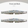 A Large Farm. Unisex Side Sleeping Headband, Sleeping Eye Mask and Ear Muffs, (26.8 * 4.3 inches), Indoor and Outdoor Travel Yoga Adjustable Comfort Eye and Ear Muffs, view 2