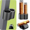 eddyrise Silicone Cigar Holder for Golf Cart Dual Slot Design with 4 Powerful Magnets, Universal Golf Cart Cigar Holder Magnetic, One-Hand Operation Attach to Metal or Lies Flat Black view 1