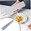 Healvian 2rolls Disposable Food Cling Wrap Lure Packaging Airtight Food Service Film Slide Cutter for Kitchen view 4