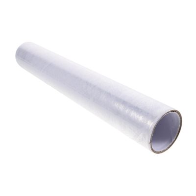 1roll Food Service Film Roll Disposable Food Cling Wrap Pe Material Slide Cutter for Freshness Protection Style