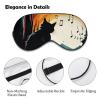 Cat Silhouette Eye Mask Sleep Mask Eye Masks for Sleep Sleep Masks for Women Men Sleeping Mask Travel Eye Mask Sleep Mask Blackout Funny Sleep Mask Cute Sleep Mask view 3